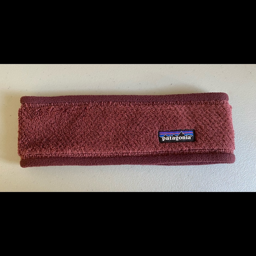 Patagonia Women's Fleece Ear Warmer Headband Wine Color